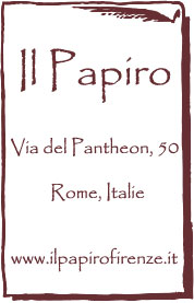 Il Papiro ou l’amour du papier