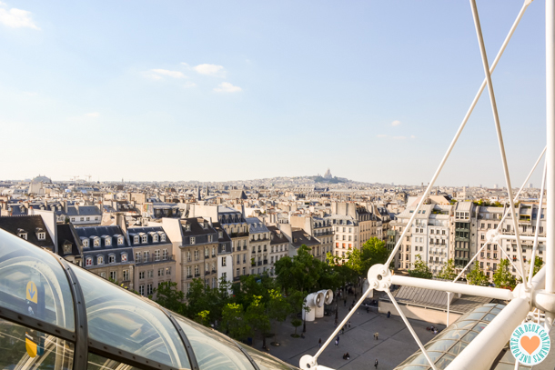 Paris, vue du Centre Pompidou