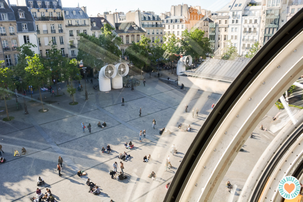Paris, vue du Centre Pompidou