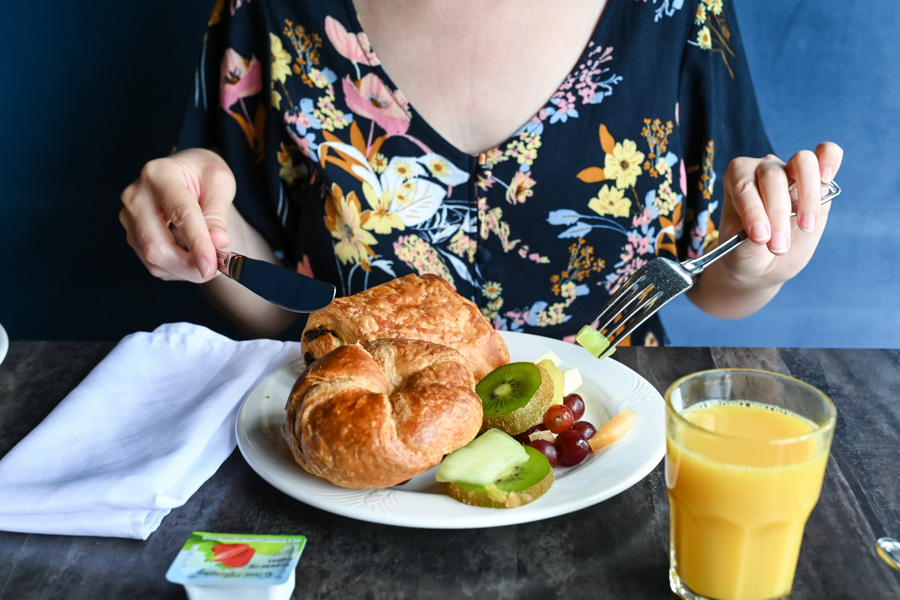 où dormir à Joliette Hôtel Château Joliette petit-déjeuner