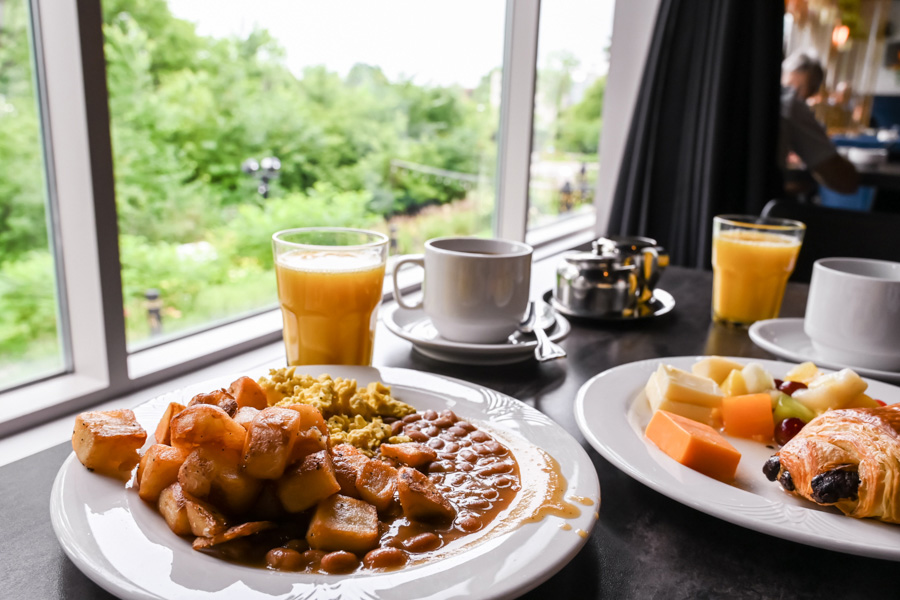 où dormir à Joliette Hôtel Château Joliette petit-déjeuner